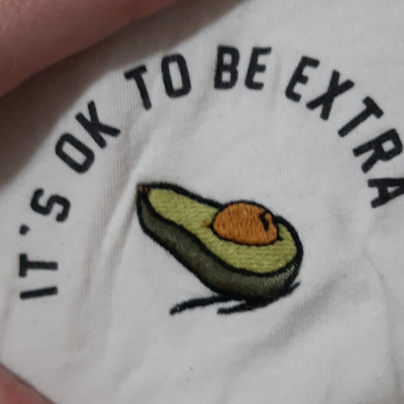 Its okay to be extra! Avocado embroided shirt - Picture 1 of 4